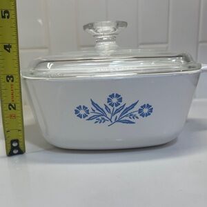 Vintage Corning Ware Blue Cornflower Casserole Dish 1 1/2 Quart With Lid